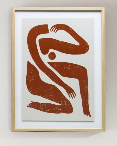 Интерьерный постер "Brown Body"