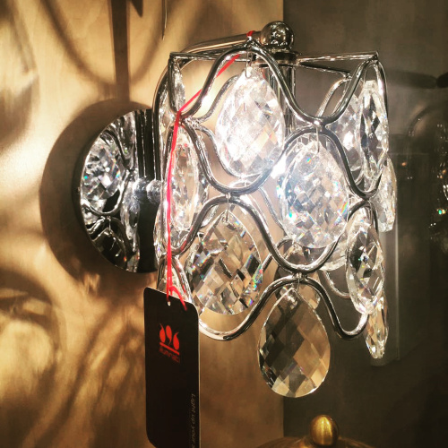 Настенный светильник MB103910-1A chrome/clear фото 2