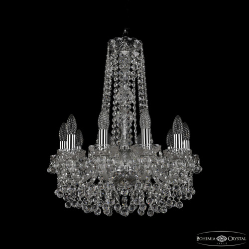 Люстра хрустальная 1409/10/160/h-60 Ni Люстра хрустальная 1409/10/160/h-60 Ni