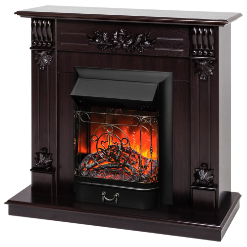 Каминокомплект OTTAWA/ПРАГА Венге с очагом Электроочаг MAJESTIC LUX/МАДЖЕСТИК фото 2