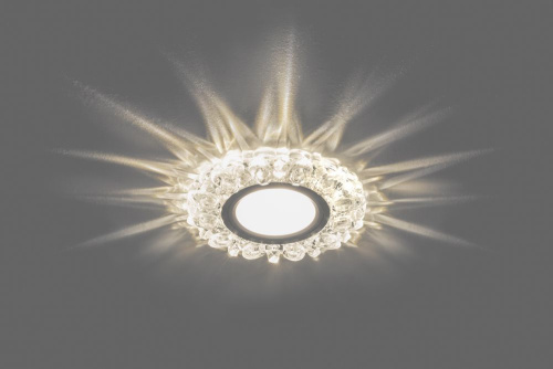 Светильник встраиваемый с белой LED подсветкой Feron CD926 потолочный MR16 G5.3 прозрачный фото 2