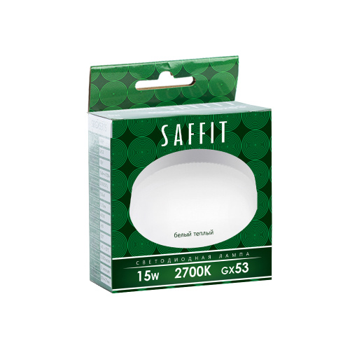 Лампа светодиодная SAFFIT SBGX5315 GX53 15W 230V 2700K фото 3
