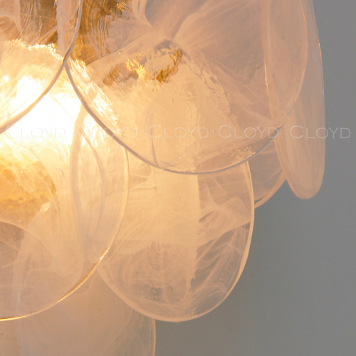 Бра Cloyd LINZE-B W2 / выс. 32 см - латунь - белое стекло (арт.20482) фото 5