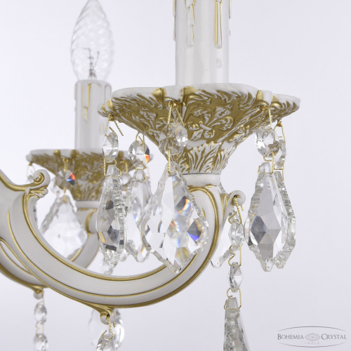 Люстра с хрустальными подвесками AL78101/6/175 B WMG Leafs Bohemia Ivele Crystal (Богемия Ивеле Кристалл) фото 5