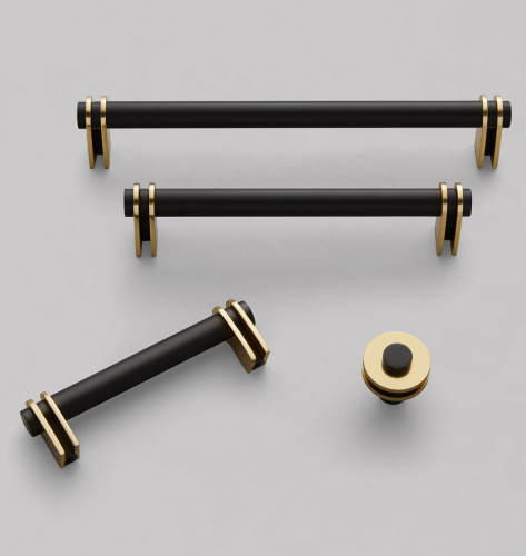 Ручка-скоба Elroy L.20.3 Aged Brass and Bronze фото 4