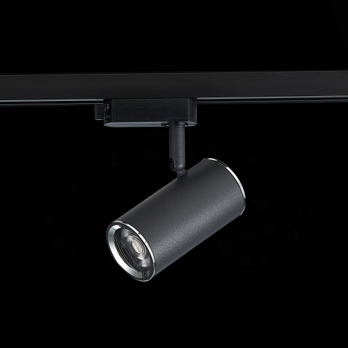 ST301.406.01 Св-к трек. Черный GU10 1*50W  IP20 L104xW54xH111 220V Без ламп BASE фото 4