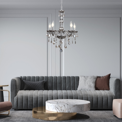 Подвесной светильник Escada 641/5PL E14*40W Chrome фото 3