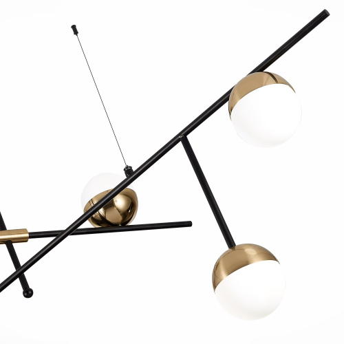 SL1507.422.06 Люстра потолочная ST-Luce Черный/Белый, Золотистый G9 6*5W 4000K ALBERO фото 9