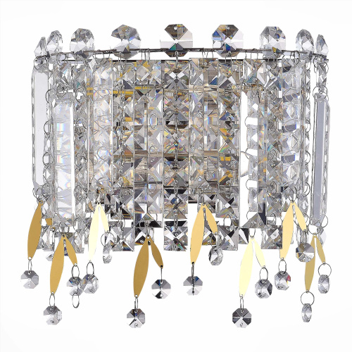 SL1655.201.02 Бра ST-Luce Золотистый/Прозрачный E14 2*40W DESIO фото 2