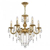 Люстра с хрустальными подвесками AL79101/6/175 B G Bohemia Ivele Crystal (Богемия Ивеле Кристалл)