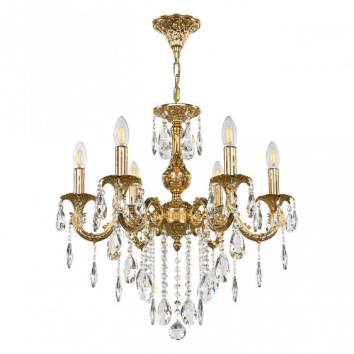 Люстра с хрустальными подвесками AL79101/6/175 B G Bohemia Ivele Crystal (Богемия Ивеле Кристалл) Люстра с хрустальными подвесками AL79101/6/175 B G Bohemia Ivele Crystal (Богемия Ивеле Кристалл)