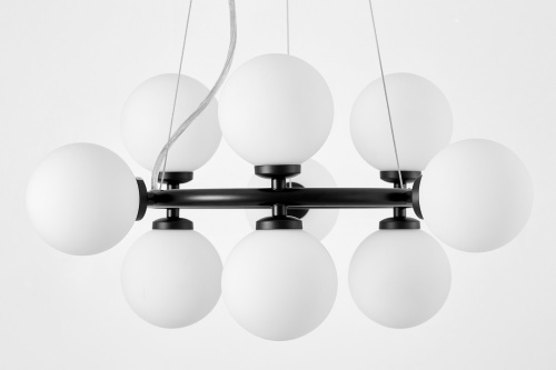 Подвесной светильник Lumina Deco Marsiada LDP 6033-9 BK фото 3