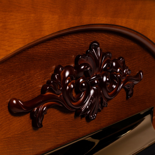 Электрокамин RealFlame Neapolis NT орех с очагом Majestic Lux Brass фото 7