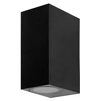 Светильник садово-парковый Feron.ONE DH051-P,на стену, 2*GU10 220-240V, черный пластик