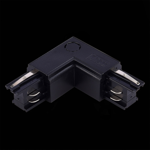 ST030.409.15L Угловой токоподвод левый для трехфазного шинопровода ST-Luce Черный TRACE