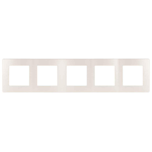 Рамка 5-постовая ЭРА 12 сатин перламутр 12-5105-15 Б0052548 Рамка 5-постовая ЭРА 12 сатин перламутр 12-5105-15 Б0052548