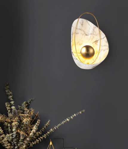 Настенный светильник Pearl white фото 2