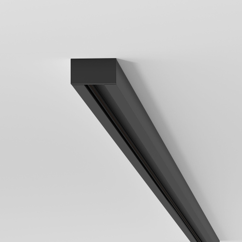 Однофазный шинопровод черный 2м 85080/00 фото 5