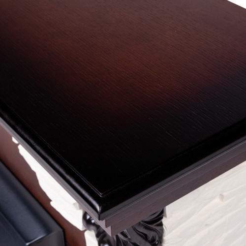 Электрокамин RealFlame Dublin Lux AO античный дуб с очагом Majestic Lux Brass фото 3