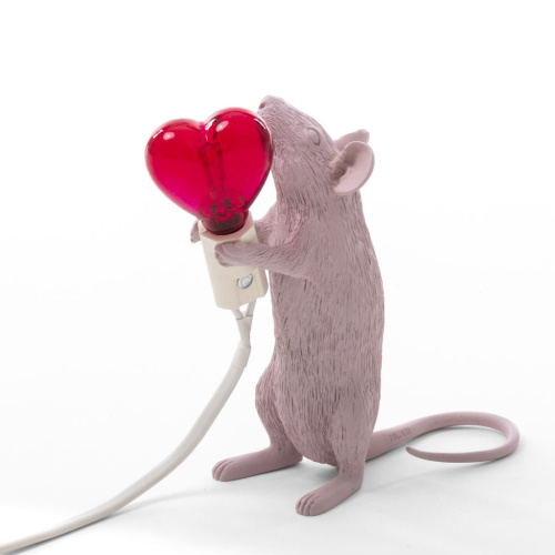 Настольная лампа Mouse Lamp Love Edition USB фото 2