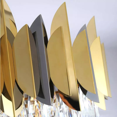 Люстра Jadorel L5+3 gold/black фото 2