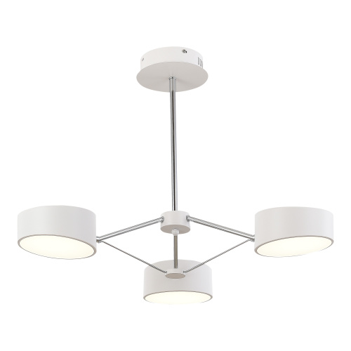 SLE6005-502-03 Светильник потолочный Белый, Хром/Белый LED 3*10W VALLE фото 6