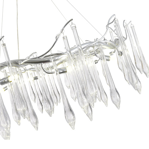 SL1660.103.12 Светильник подвесной ST-Luce Хром/Хром, Прозрачный G9 12*5W 4000K TEARDROPS фото 2