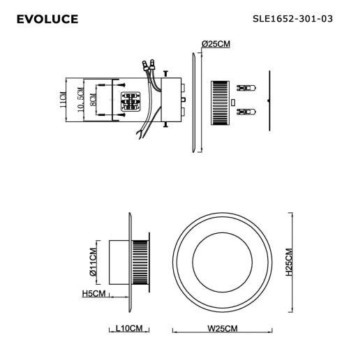 Настенный светильник Evoluce Desi SLE1652-301-03 фото 3