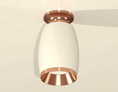 Комплект накладного светильника Ambrella light Techno Spot XS1122045 SWH/PPG белый песок/золото розовое полированное (N6906, C1122, N7035) фото 4