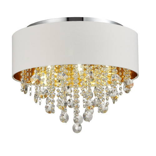 SL1350.502.06 Светильник потолочный ST-Luce Хром/Белый, Золотистый, Прозрачный E14 6*40W LACCHIA фото 4