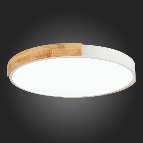 SLE201352-01 Светильник потолочный Белый, Светлое дерево/Белый LED 1*40W 3000K/4000K/6000K DELIA фото 9