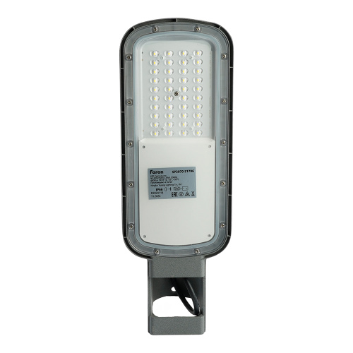 Светодиодный уличный консольный светильник Feron SP3070 30W 5000K 90-300V, серый