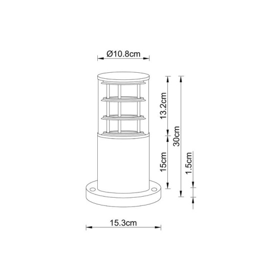 Уличный светильник Arte Lamp Tokyo A5315FN-1BK фото 2