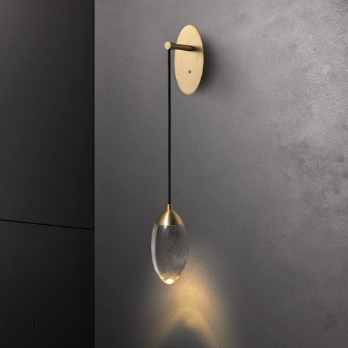 Настенный светильник MT8847-1W brass фото 5