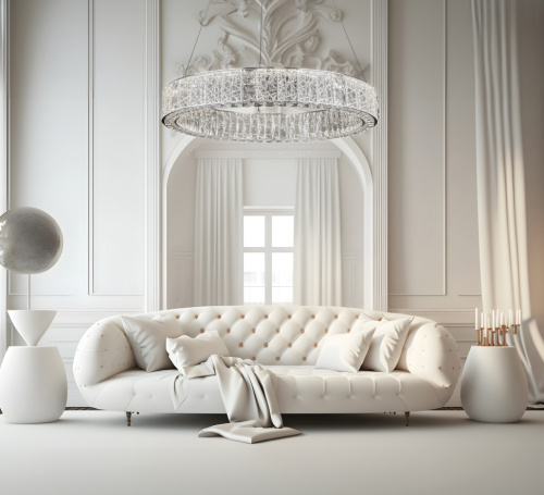 Люстра подвесная Ravissement Chrome FL1068-8P фото 2