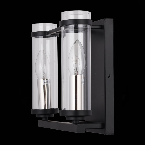 SL334.401.02 Бра ST-Luce Черный, Никель/Прозрачный E14 2*60W BICHERO фото 8