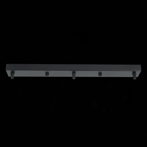 SL001.413.03 Потолочное крепление на 3 лампы (прямоугольное) ST-Luce Черный SL1