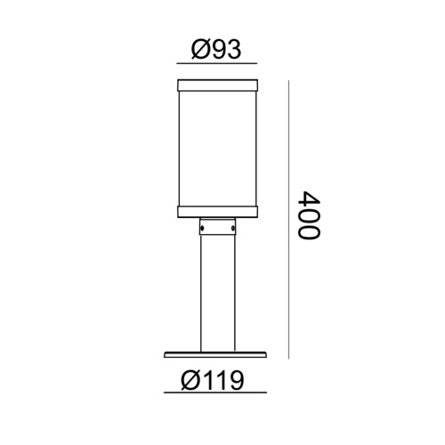 Напольный светильник Escada 30003G/01 E27*40W IP44 Dark grey фото 3 Напольный светильник Escada 30003G/01 E27*40W IP44 Dark grey фото 3