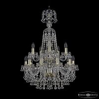 Люстра хрустальная 1409/10+5/195/XL-83/2d G