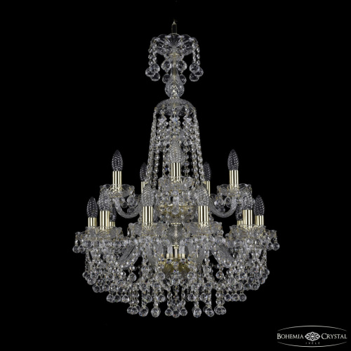 Люстра хрустальная 1409/10+5/195/XL-83/2d G Люстра хрустальная 1409/10+5/195/XL-83/2d G