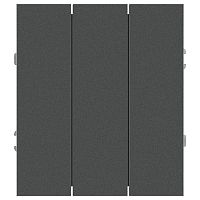 Выключатель ЭРА Arktik 16-1107-06 тройной 10АХ-250В графит Б0070379