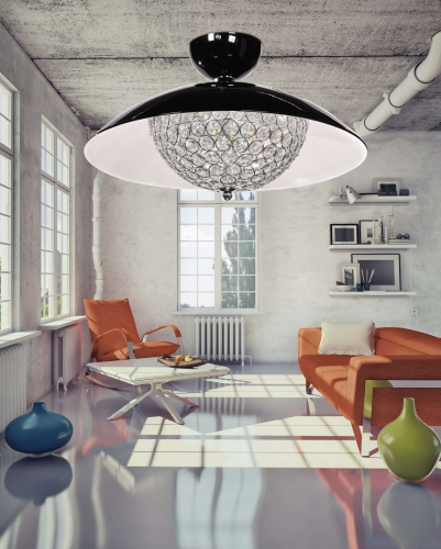 Потолочный светильник Lumina Deco Mezzaluna LDC 1578-5 BK фото 2