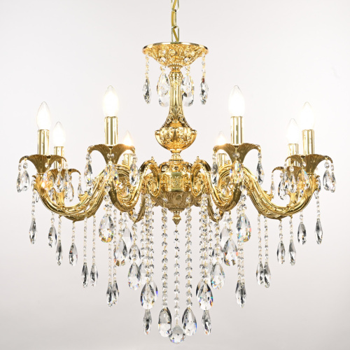 Люстра с хрустальными подвесками AL79101/8/250 B G Bohemia Ivele Crystal (Богемия Ивеле Кристалл) фото 3