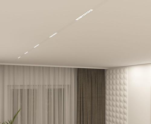 DK8001-WH Линейный светильник SMART LENS 9W DIM 3000K-6000K белый фото 3