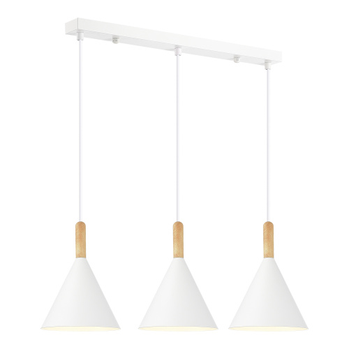 SLE1255-503-03 Светильник подвесной Белый/Белый E27 3*40W ARKET фото 3
