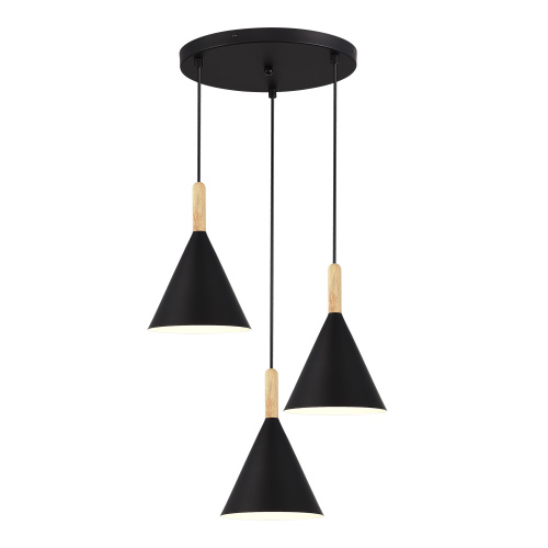 SLE1255-423-03 Светильник подвесной Черный/Черный E27 3*40W ARKET фото 4