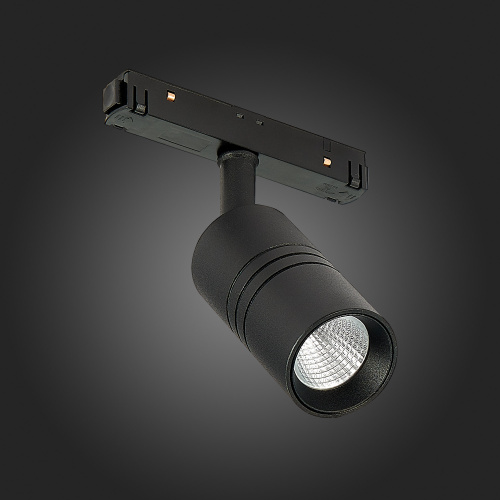 ST365.446.07 Магнитный трековый светильник Черный LED 1*7W 4000K 595Lm Ra>90 36° IP20 D44xH90 48V SKYLINE 48 фото 3