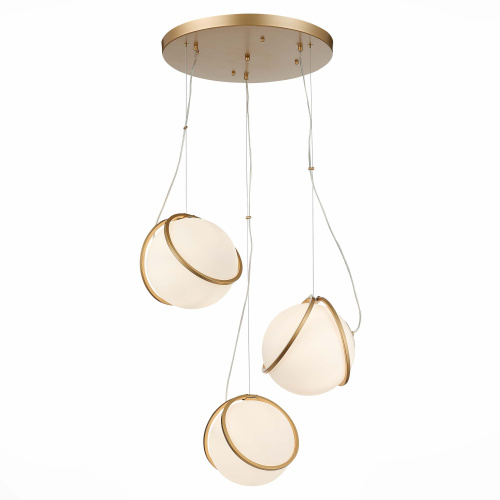 SL1181.353.03 Светильник подвесной ST-Luce Латунь/Латунь, Белый E27 3*40W ACERRA фото 4