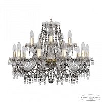Люстра хрустальная 1410/10+5/240 G V0300 R731 Bohemia Ivele Crystal (Богемия Ивеле Кристалл)