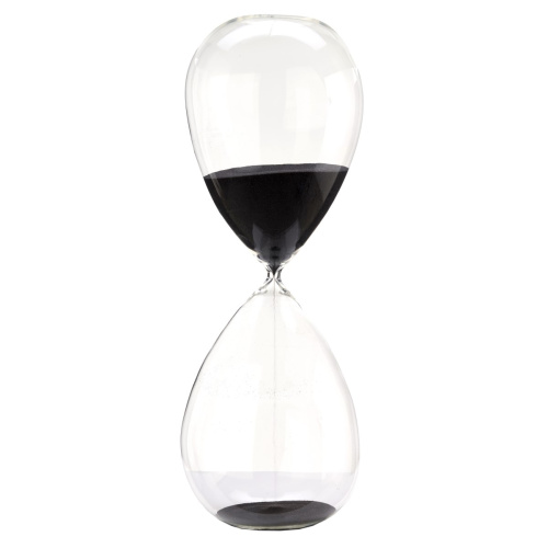 Часы Sandglass ball ХL black